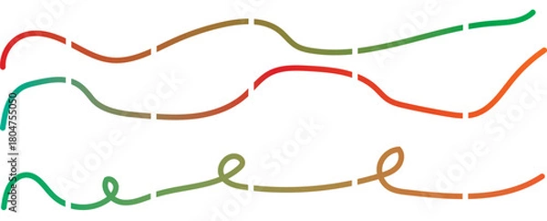 Obraz abstract background with lines and circles