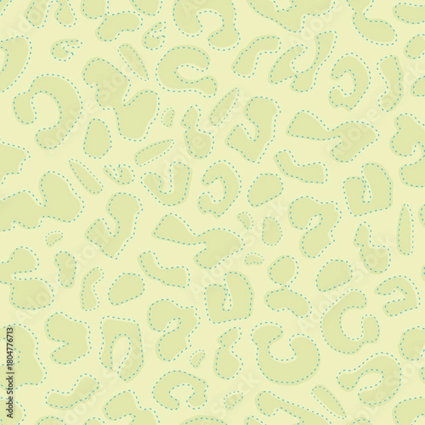 Fototapeta colorful leopard pattern texture, colorful Camouflage leopard vector, leopard fur texture or abstract pattern are designed for use in textile, wallpaper, fabric, clothing, background, Embroidery