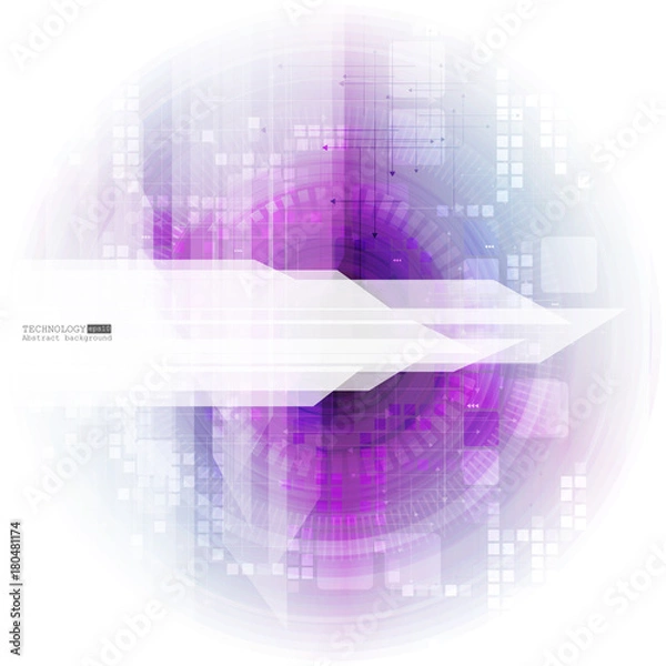 Fototapeta Radial abstract graphics, vector illustration.
