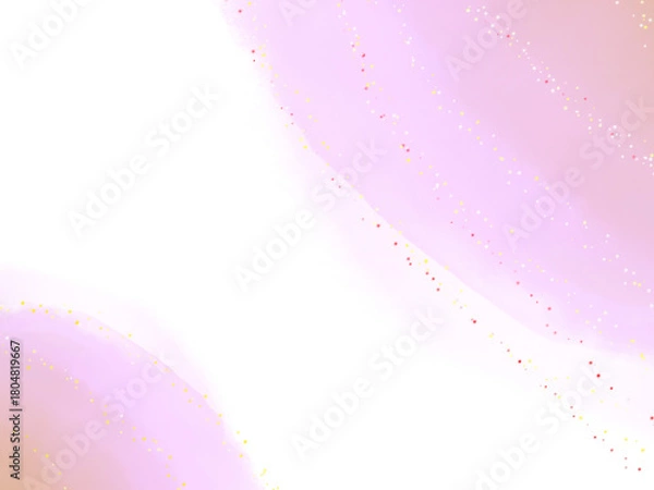 Obraz Soft pastel pink and purple abstract brush strokes on transparent background