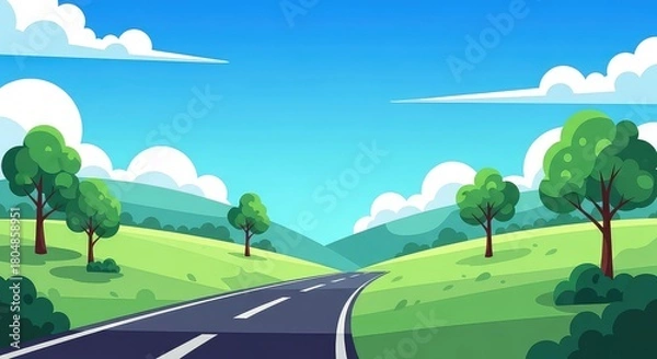 Obraz Bright Vector Background Visual