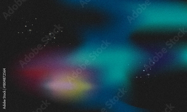 Fototapeta space theme abstract grainy gradient background