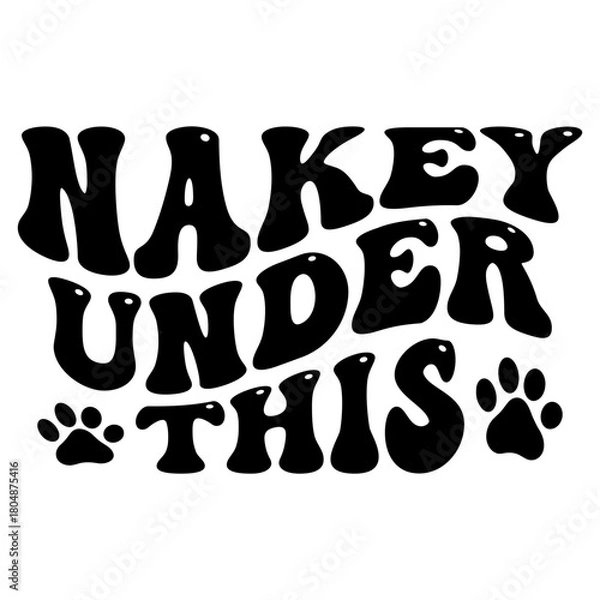 Obraz Nakey under this