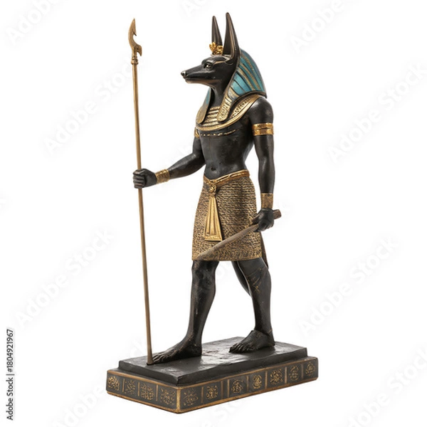 Obraz Anubis sculpture isolated