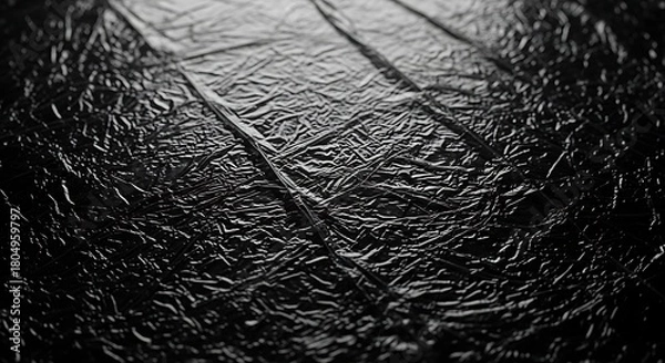 Fototapeta Abstract black and white textured background with diagonal lines