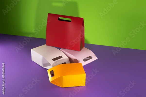 Fototapeta Cosmetics packaging set