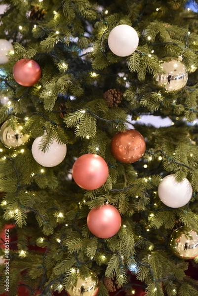 Obraz Sapin décoré à Noël	