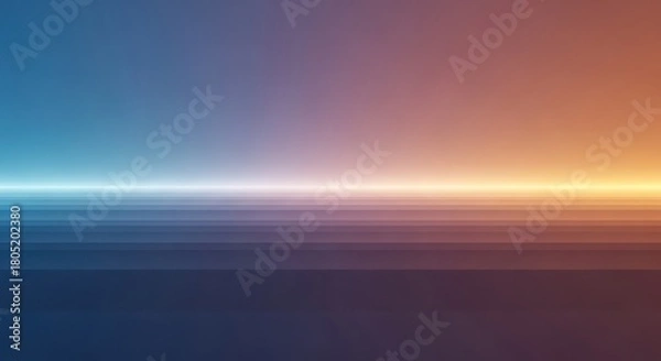 Fototapeta Abstract gradient background with horizontal lines in multiple colors