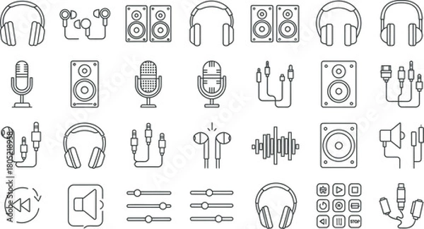 Fototapeta Illustrations of wifi connection icons for network router and wireless technology concept design vector