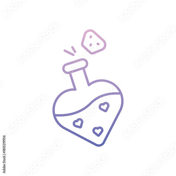 Obraz Love Potion vector icon