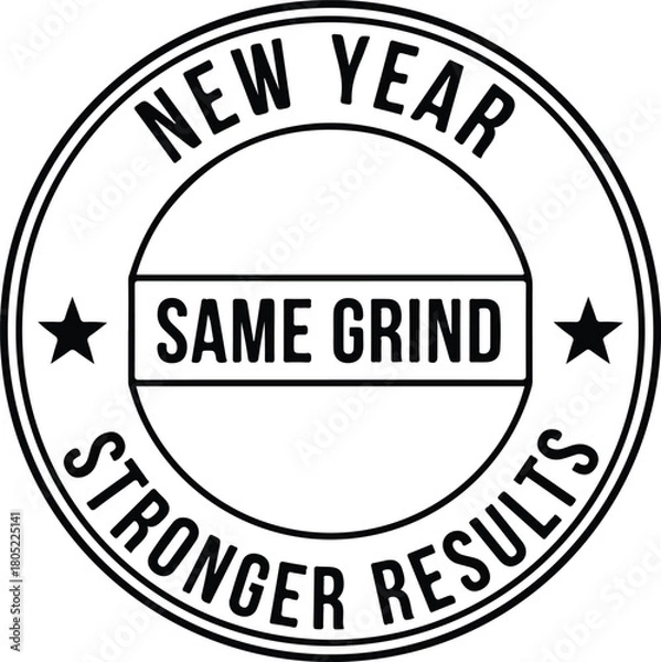 Obraz Happy New Year 2026 t-shirt design with festive typography, modern lettering, celebration elements, holiday graphics, winter theme, party vibes, and creative vector layout for apparel prints.