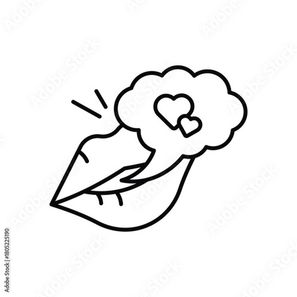 Obraz Love  vector icon