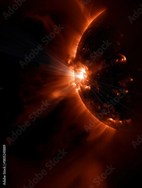 Fototapeta Solar designs backgrounds 