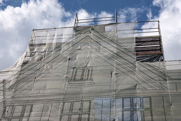 Obraz scaffold_gable