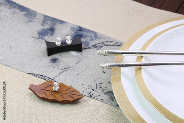 Obraz sliver tableware