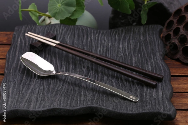 Obraz sliver tableware