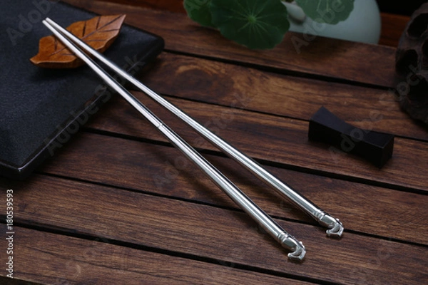 Obraz sliver tableware