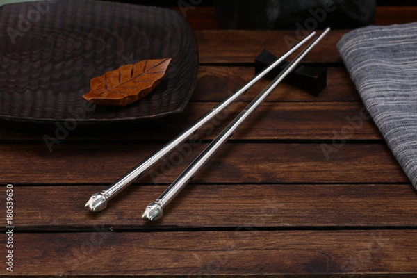 Obraz sliver tableware