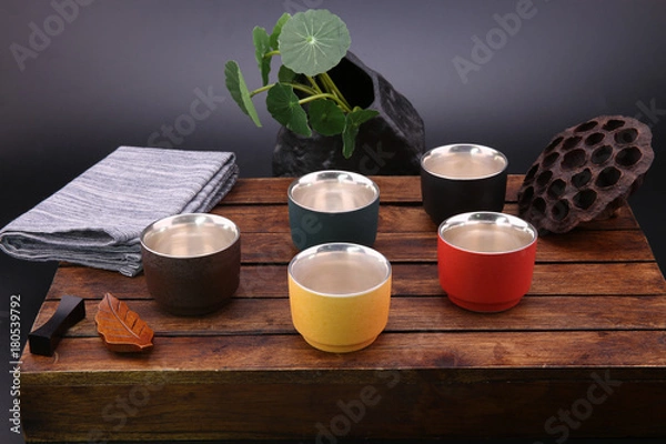 Obraz sliver tableware