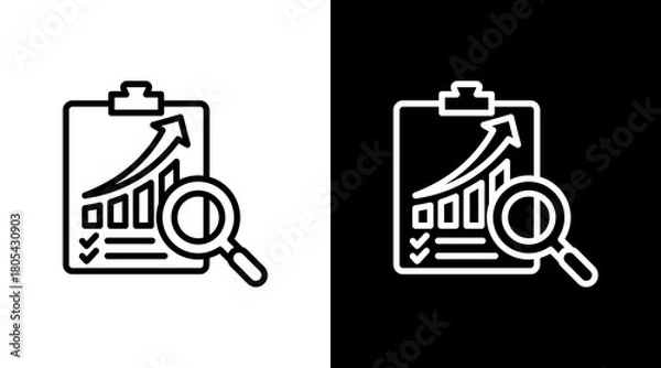 Obraz Result With Icon Set Design