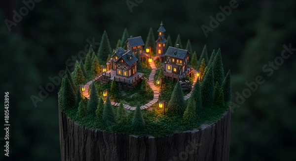 Obraz spider on a branch