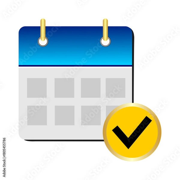 Fototapeta calendar icon vector