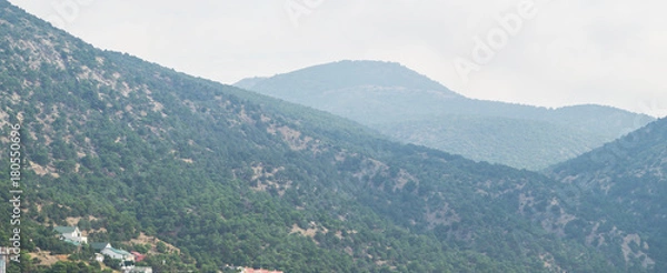 Obraz View of green mountains