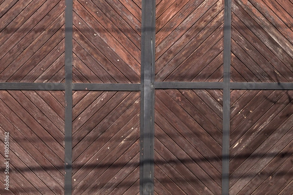 Obraz Old wooden gate