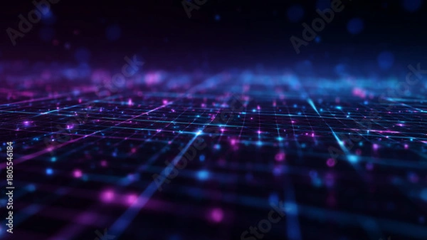 Obraz 背景素材 | AI、テクノロジー、人工知能、デジタル、未来のイメージ