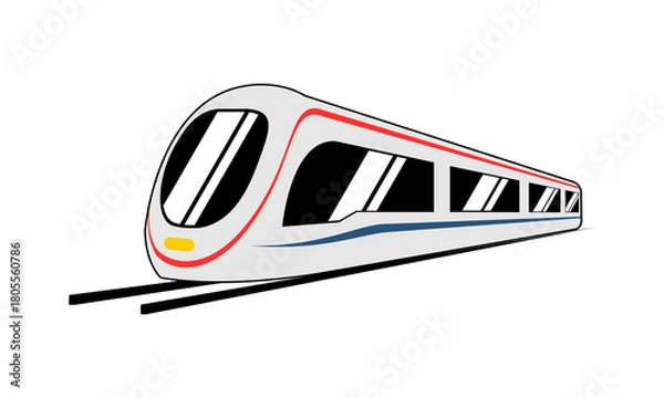 Obraz Cute train illustration design vector