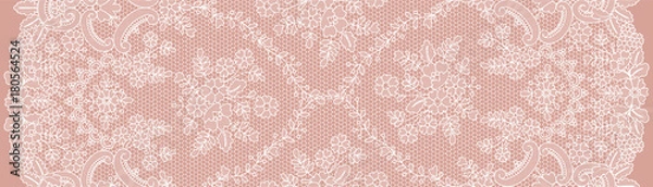 Obraz Seamless white lace