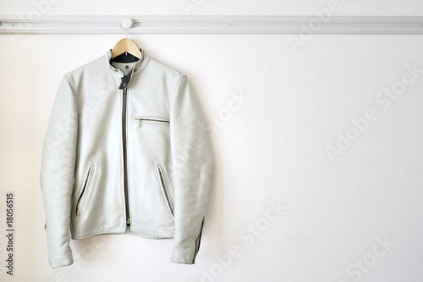 Obraz White leather jacket
