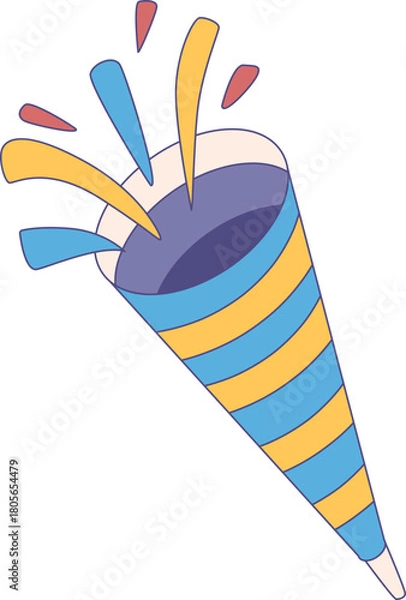 Obraz Confetti Illustration