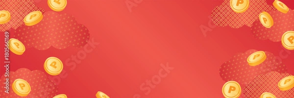 Obraz 和柄のポイント背景