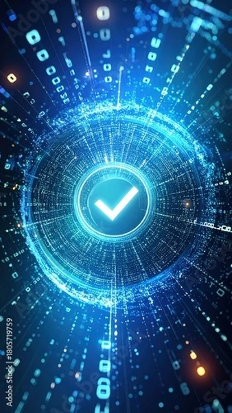 Obraz The Ethics of Data Collection: Swirling Vortex of User Data and Consent