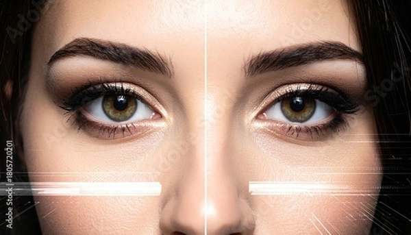 Fototapeta Distorted Reality: The Ethical Concerns of AI Misinformation and Deepfakes