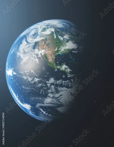 Obraz AI Climate Change Simulation Model