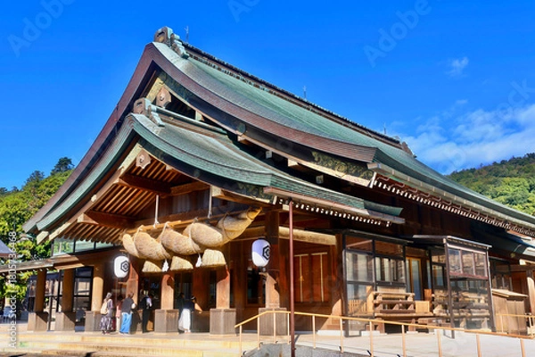 Obraz 拝殿・出雲大社（島根県・出雲市）