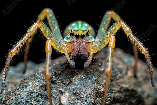 Fototapeta Macro Photograph of a Spider in High Detail