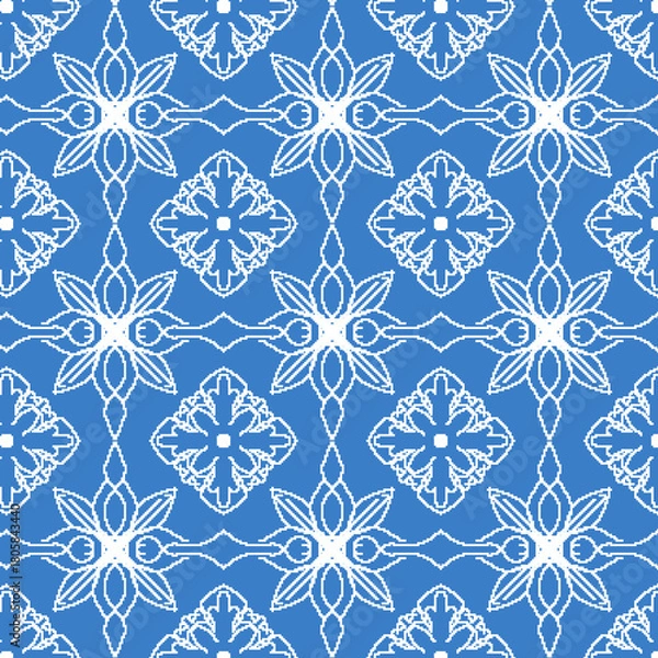 Fototapeta seamless floral pattern