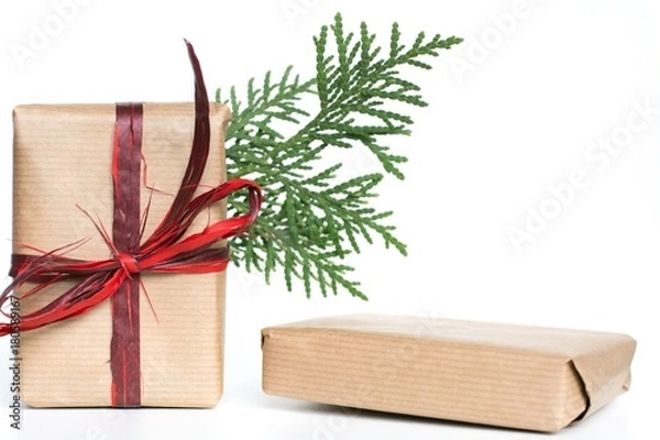 Obraz Christmas presents isolated