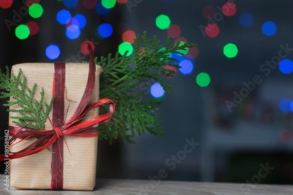 Obraz Christmas present background