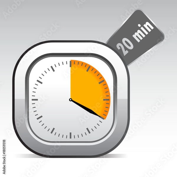 Obraz New design. Vector timer