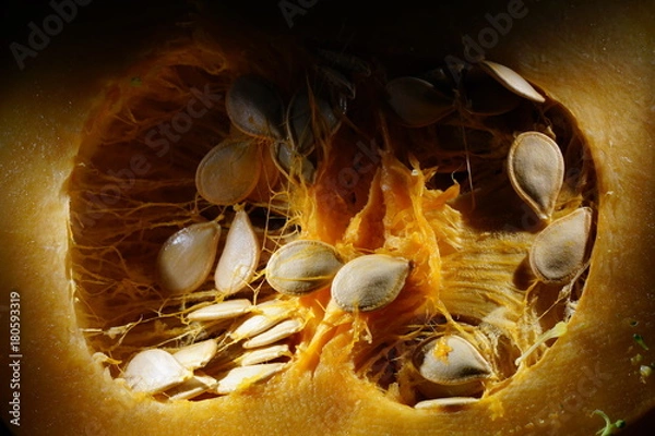 Obraz Aufgeschnittener Kürbis