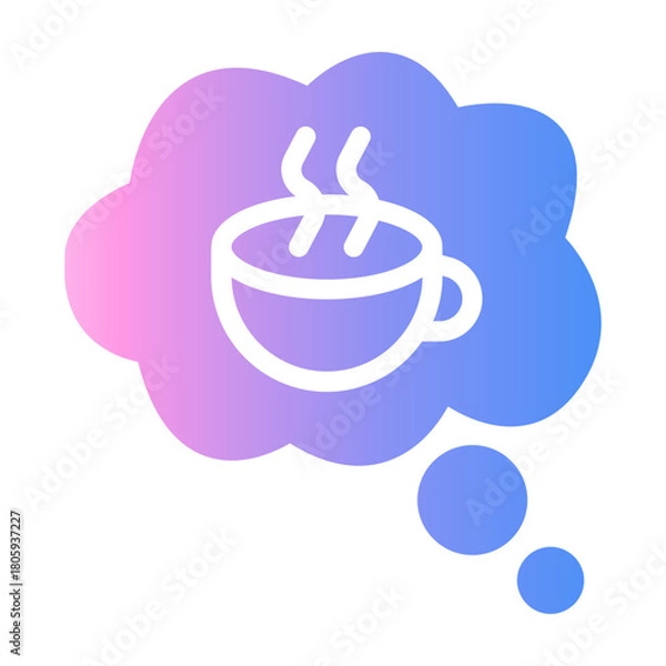 Obraz think Gradient icon