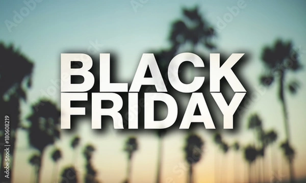 Fototapeta Black friday poster.