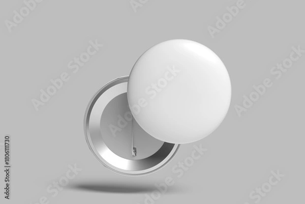 Fototapeta Pin Blank Mockup Design Modern