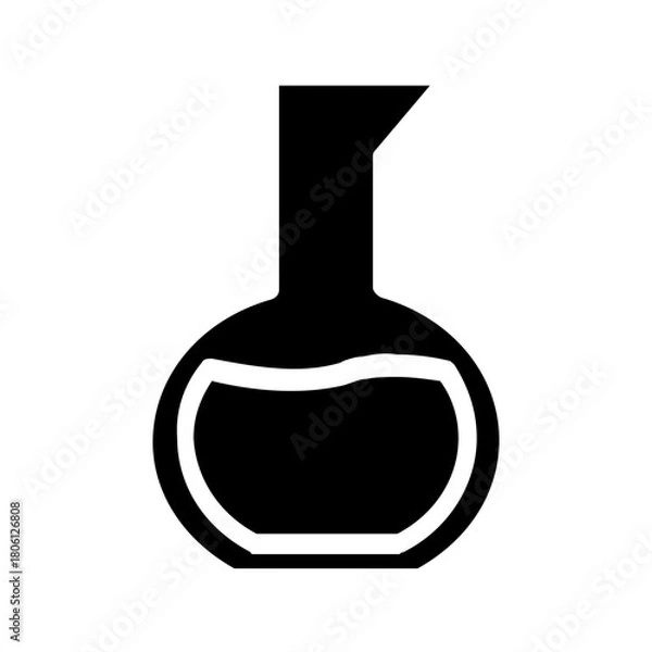 Obraz vector illustration of a glass bottle