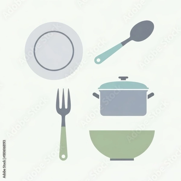 Obraz Minimal Kitchenware Design