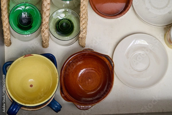 Fototapeta Dish drawer seen